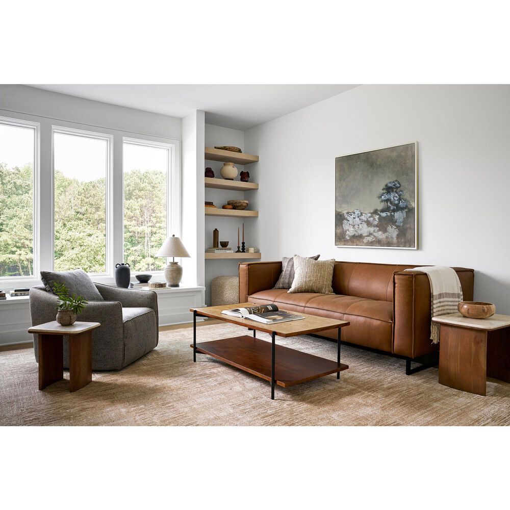 Surya Masterpiece MPC-2308 Medium Gray, Beige, Tan and Medium Brown 7'10" x 10'2" Area Rug, , large