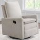 M Design Village Uptown Swivel Push Back Rocker Recliner in Sand, , large