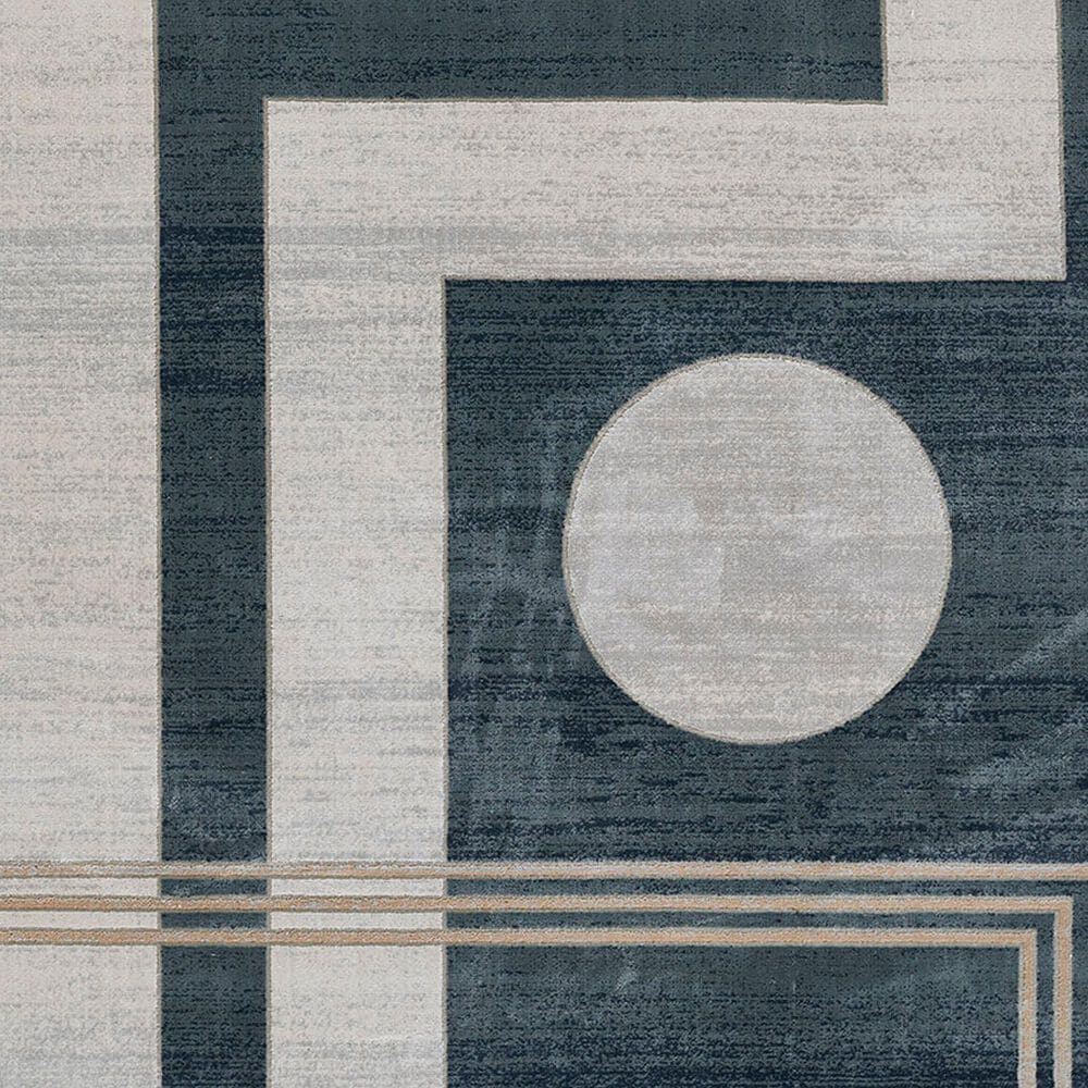 Momeni Edition 5&#39;2&quot; x 7&#39;7&quot; Blue Area Rug, , large