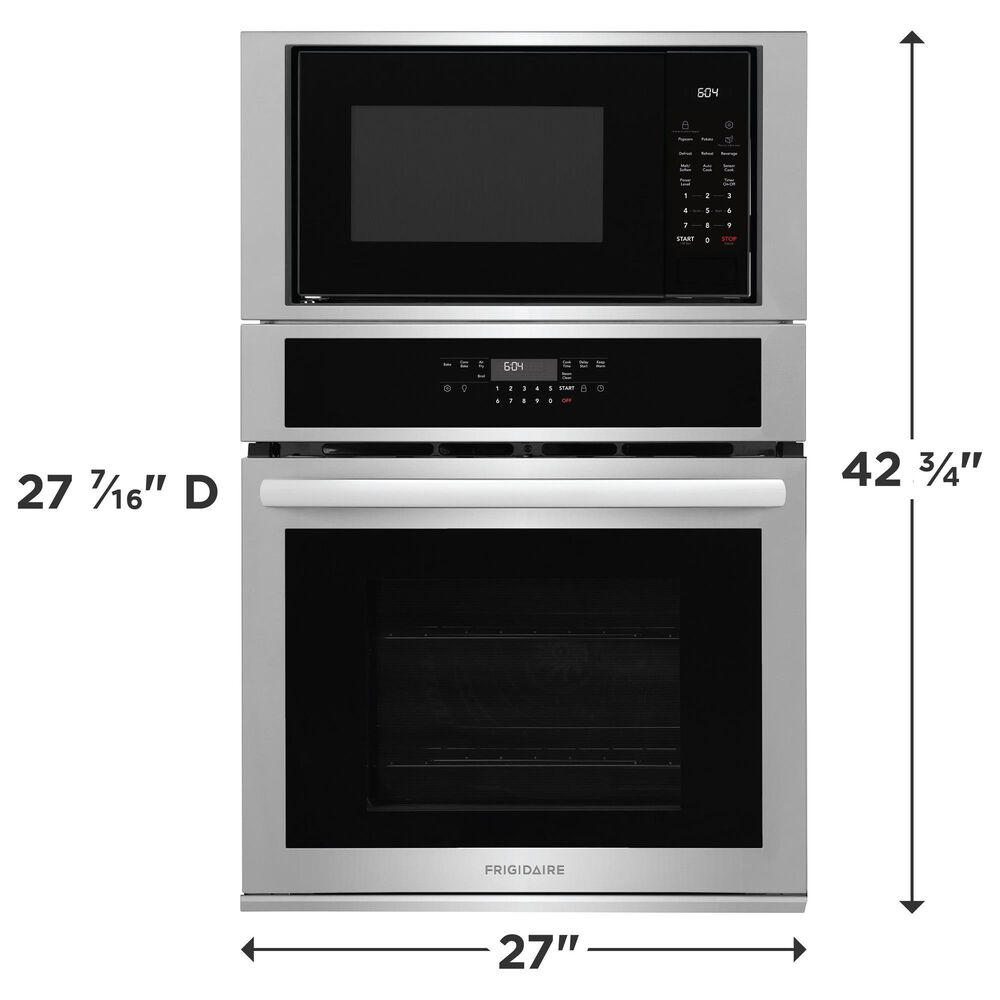 Frigidaire 27" Microwave Combination Oven with Air Fry in Stainless Steel, , large