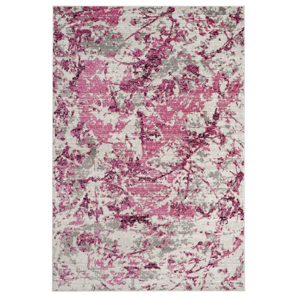 Safavieh Skyler SKY186N 5"1" x 7"6" Pink and Ivory Area Rug, , large