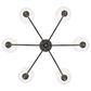 Golden Lighting Keating 6-Light Chandelier in Antique Black, , large