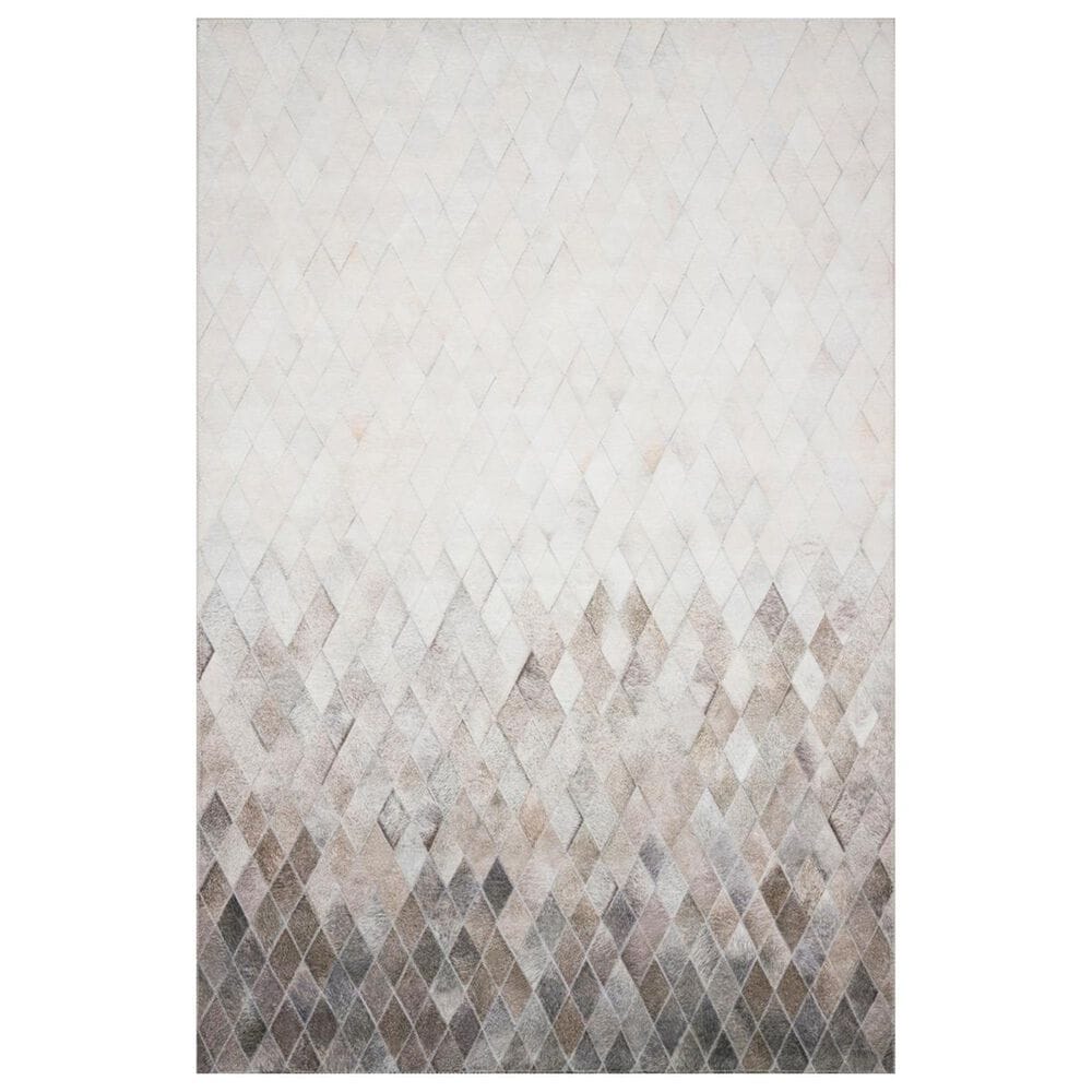 Loloi II Maddox MAD-04 7"6" x 9"6" Sand and Taupe Area Rug, , large