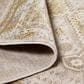 Feizy Aura 1"8" x 2"10" Gold and Ivory Area Rug, , large