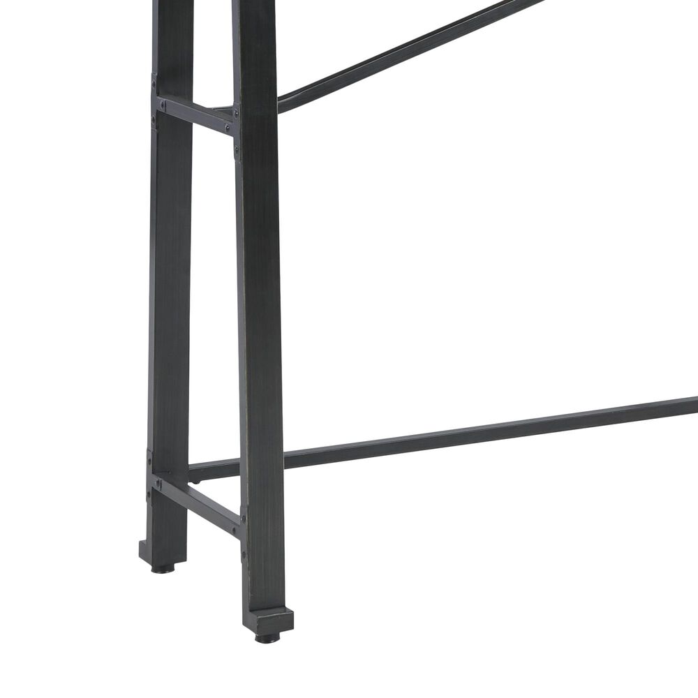 Ashley Lesterton Long Counter Table in Light Brown and Black - Table Only, , large