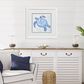 Paragon 29" Square Indigo Ocean Turtle Wall Art in Blue, , large