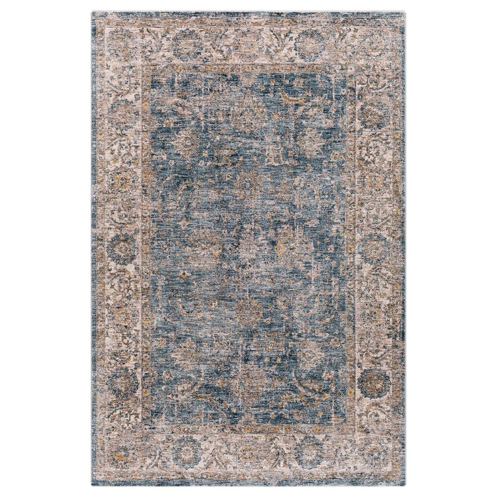 Surya Mirabel 2"7" x 4" Teal, Aqua, Mustard, Gray and Beige Area Rug, , large