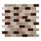 MS International Ayres Blend 12" x 12" Brick Glass Mosaic Sheet, , large