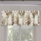 J. Queen New York Estelle 72" x 17" Window Straight Valance in Coral, Rose and Cream, , large