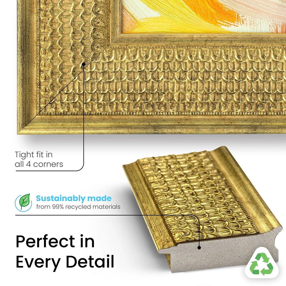 Deco TV Frames Premiere 75" Frame Bezel for Samsung the Frame TV in Gatsby Gold, , large