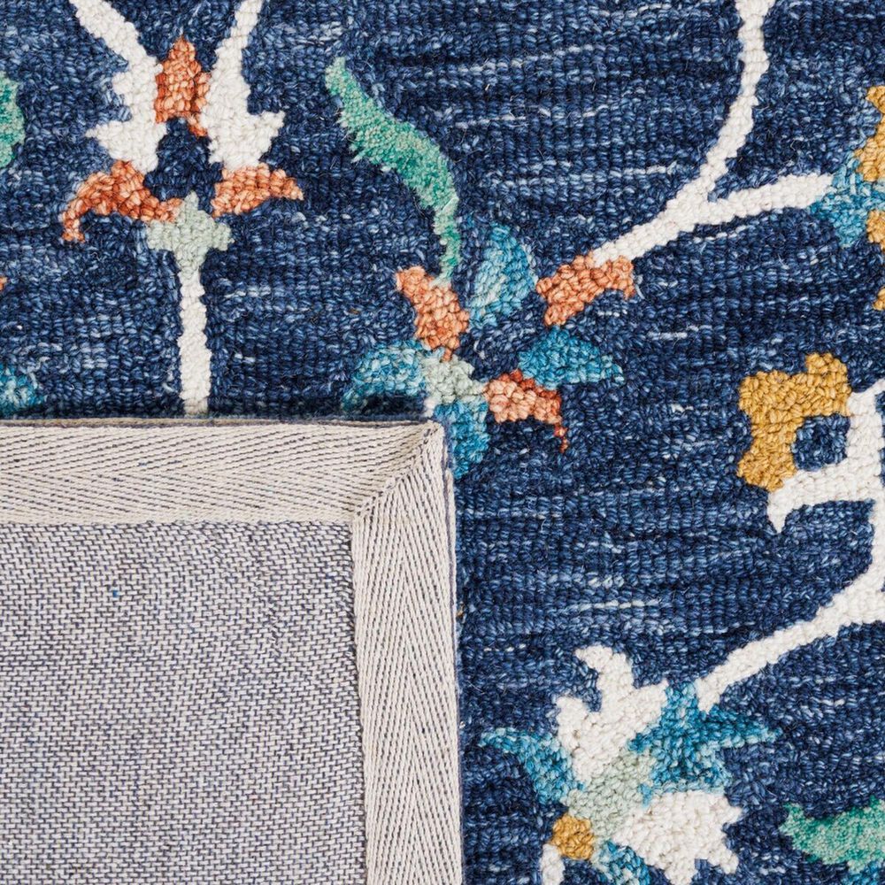 Safavieh Micro-Loop MLP385M 4&#39; x 6&#39; Blue and Ivory Area Rug, , large