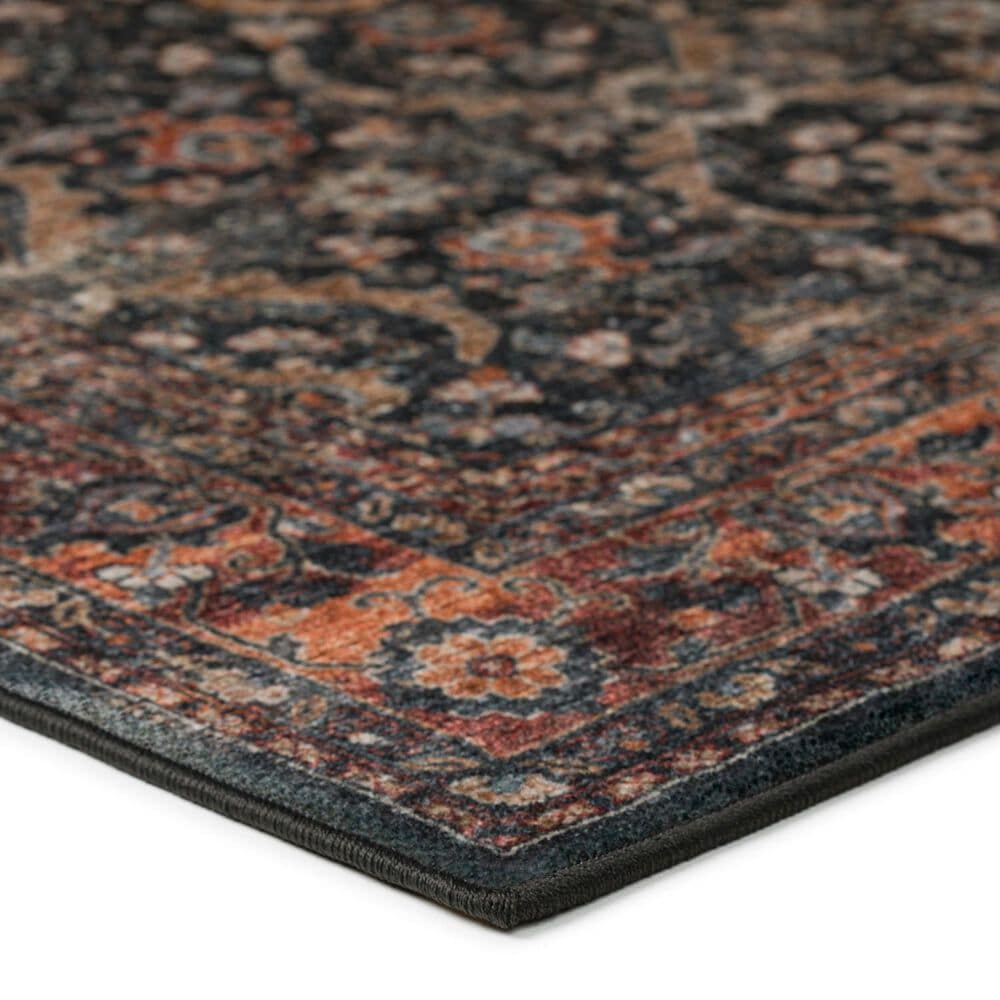 Dalyn Rug Company Jericho JC1 2&#39;6&quot; x 12&#39; Charcoal Indoor/Outdoor Runner, , large