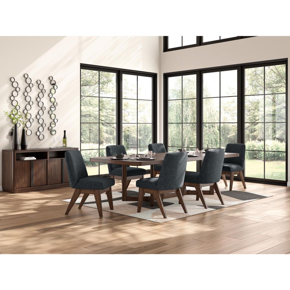 Ashley Dilenno Upholstered Dining Side Chair in Dark Brown, , large