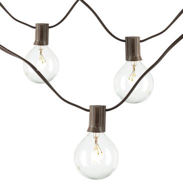 The Gerson Company 20" Electric Patio Light String in Brown and Clear - Set of 2, , large