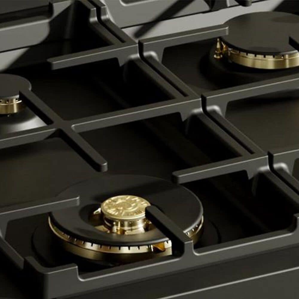 Bertazzoni Professional Series 36" All Gas Range with 6-Burners and Griddle in Carbonio, , large