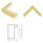 Wendover Art Paper Layers 5 41.5" x 29.5" Wall Art in Bright Gold, , large