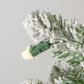 The Gerson Company 6" Heavy Flocked Christmas Alpine Tree in Green, , large