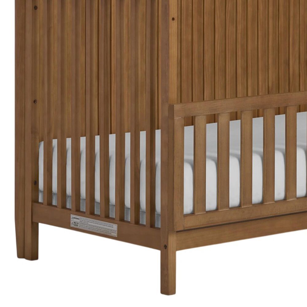 Evolur Flynn Convertible Crib with Guard Rail in Sedona, , large