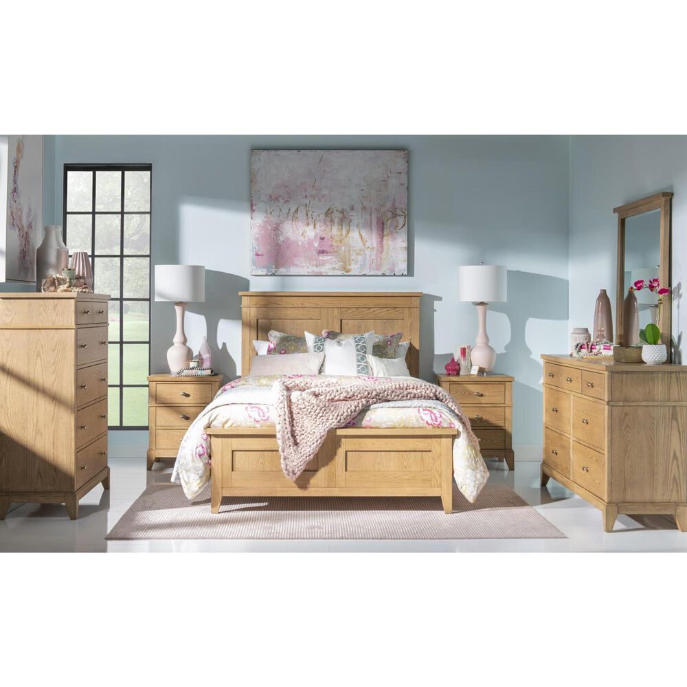 St Claire Home Today's Traditions 7 Drawer Dresser and Mirror in Natural Hickory, , large