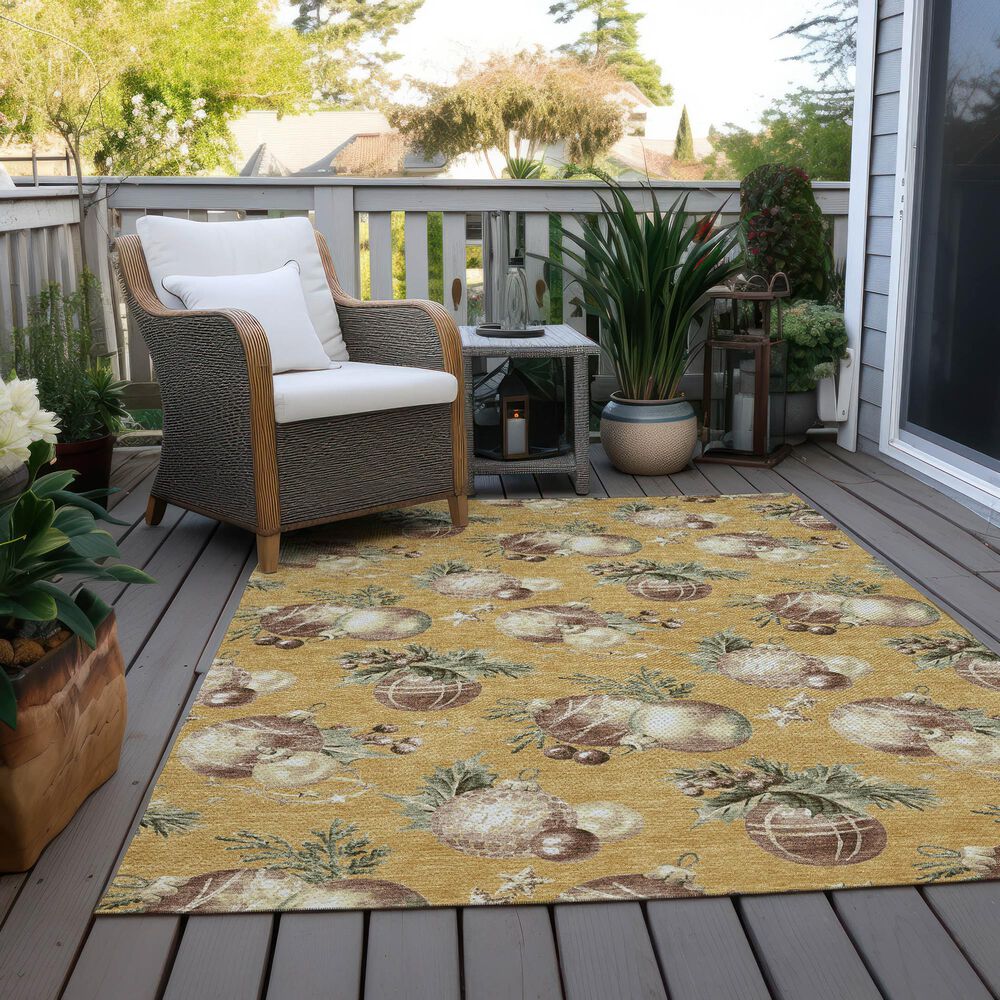 Dalyn Rug Company Wonderland WN36 Gold 5&#39; x 7&#39;6&quot; Area Rug, , large