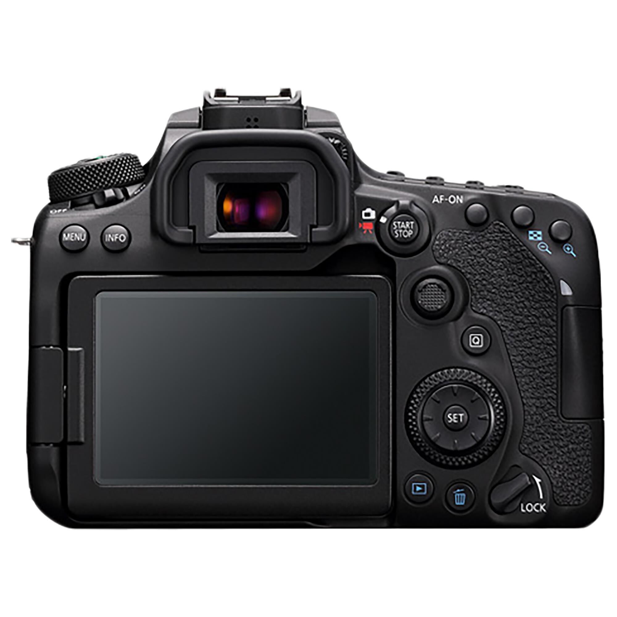 Canon EOS 90D Camera with EF-S 18-135mm and EF-S 55-250mm f/4-5.6 IS STM  Lens in Black