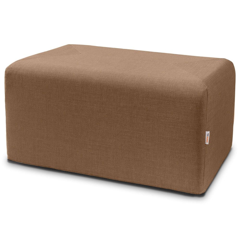 Jaxx Monroe Large Ottoman in Earth Brown, , large