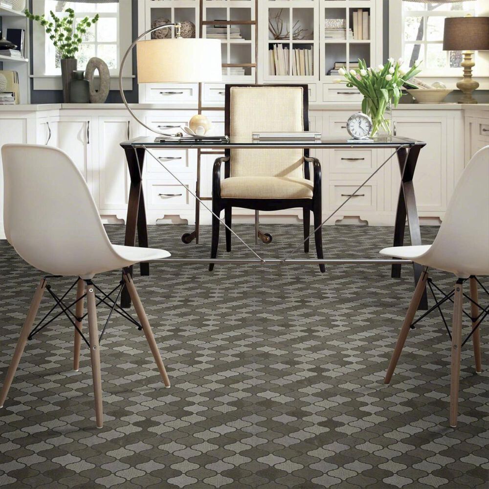 Shaw Boca Lantern Foussana Gray 9.84" x 9.25" Natural Stone Tile, , large