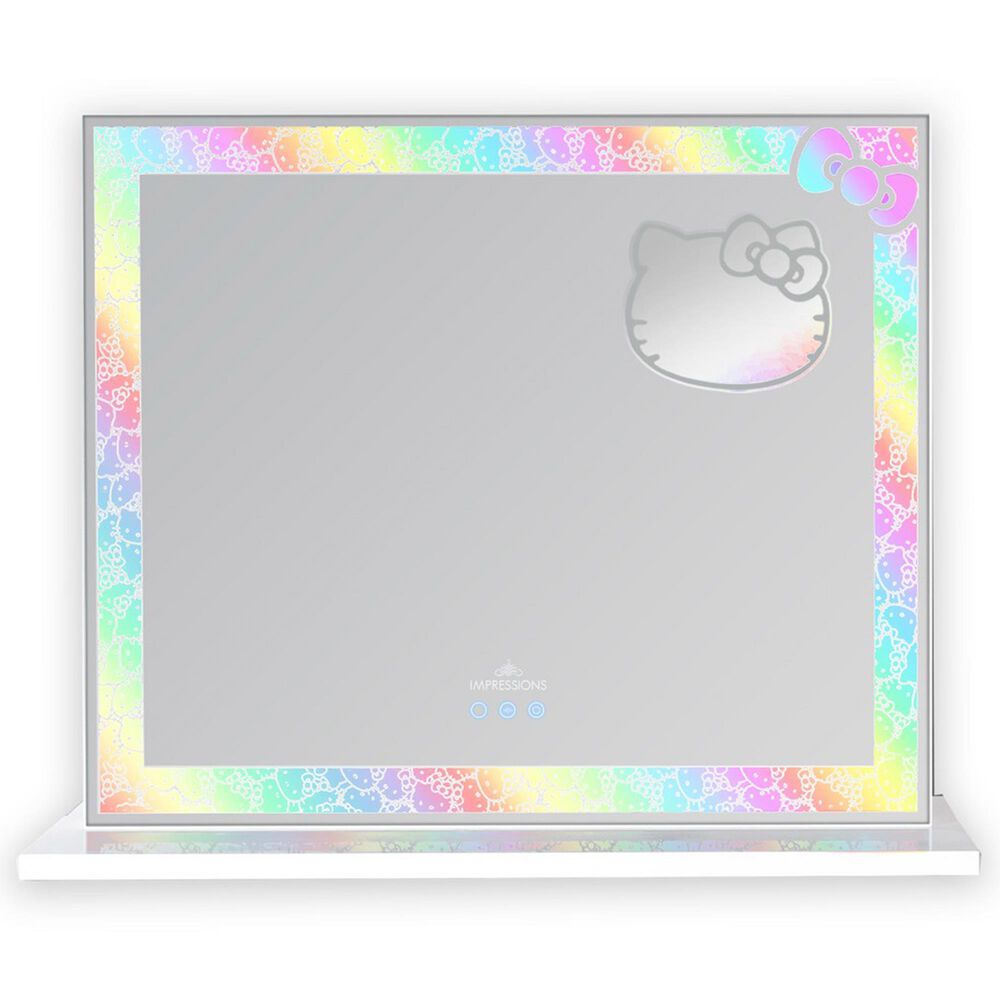 Impressions Vanity Hello Kitty Vanity Mirror in White, , large