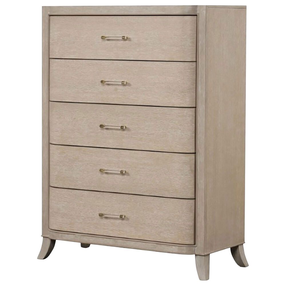 Furniture of America Candra 6-Piece Queen Bedroom Set in Natural Oak, , large