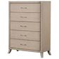Furniture of America Candra 6-Piece Queen Bedroom Set in Natural Oak, , large