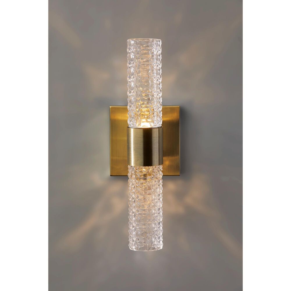Adesso Harriet LED Wall Lamp in Antique Brass, , large