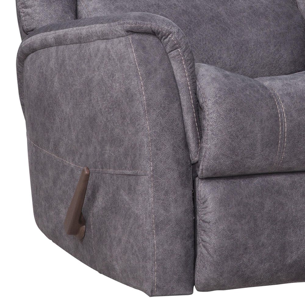 HomeStretch Viper Manual Rocker Recliner in Gunmetal, , large
