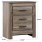 Ashley Zelen 2 Drawer Nightstand in Warm Gray, , large