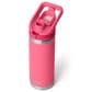 YETI Rambler 18 Oz Water Bottle with Flip Chug Cap in Tropical Pink, , large