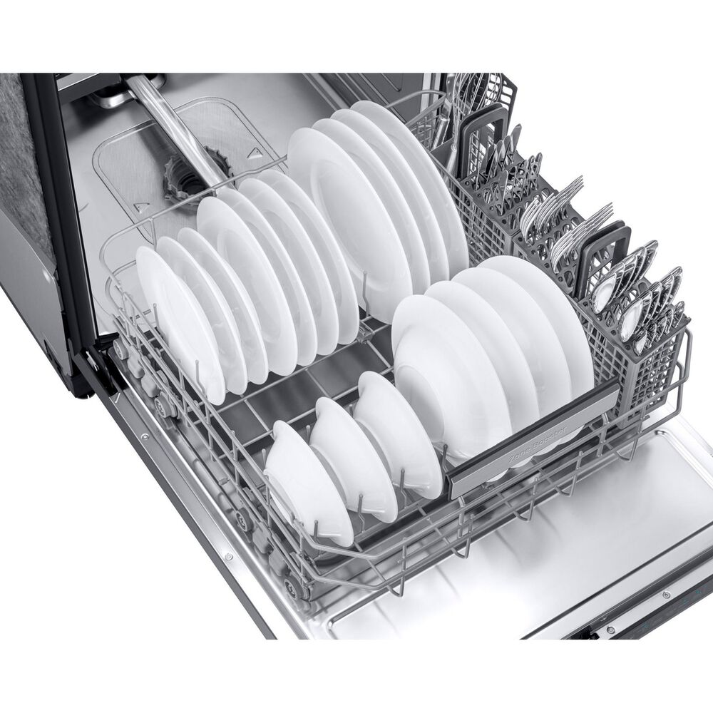 Samsung Built-In Dishwasher Linear Wash 39 dBA in Fingerprint Resistant Black Stainless Steel, , large