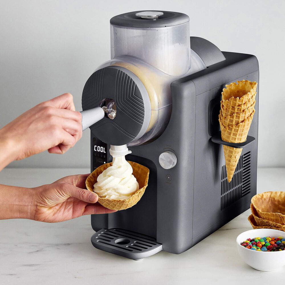 Green Pan 2 Qt. Frost Slush and Soft Serve Ice Cream Maker in Licorice, , large