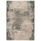 Nourison Maxell MAE13 7"10" x 10"6" Ivory and Grey Area Rug, , large