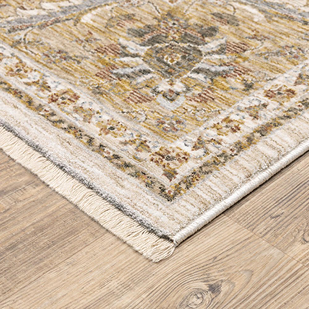Oriental Weavers Maharaja Dakota 5091W 9&#39;10&quot; x 12&#39;10&quot; Ivory Area Rug, , large