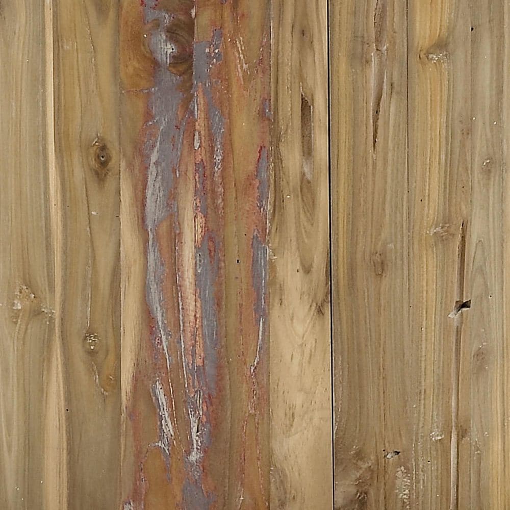 Maple and Jade Handmade Pinwheel Drum Accent End Table in Light Brown, , large