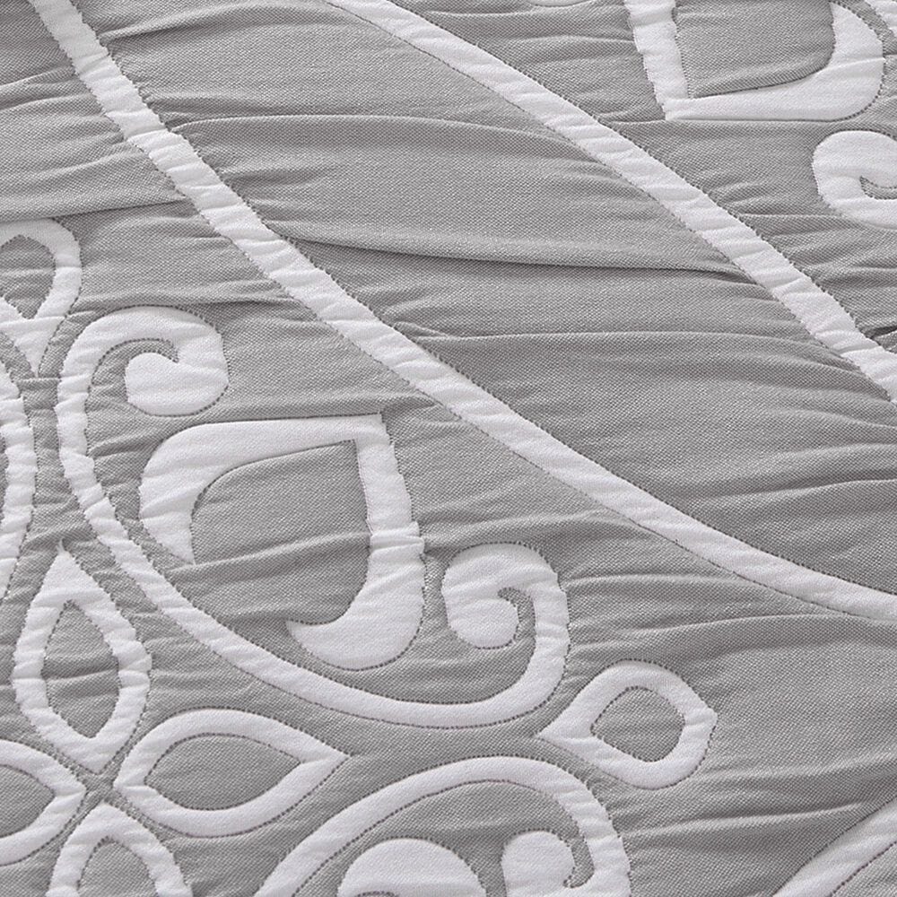 Duke Imports 3-Piece Jacquard Full/Queen Quilt Set in Stone Mandala, , large