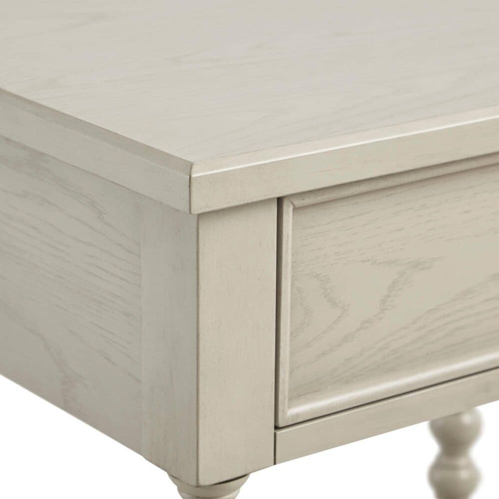 Hearth and Haven 1-Drawer Nightstand with Lower Shelf in Antique Cream, , large