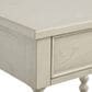 Hearth and Haven 1-Drawer Nightstand with Lower Shelf in Antique Cream, , large