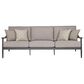 Ashley Ocean Beach Stationary Sofa with Cushions in Gray, , large