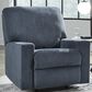 Ashley Rannis Manual Rocker Recliner in Navy, , large
