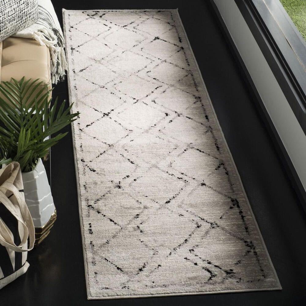 Safavieh Skyler SKY197H 2&#39; x 8&#39; Ivory and Gray Runner, , large