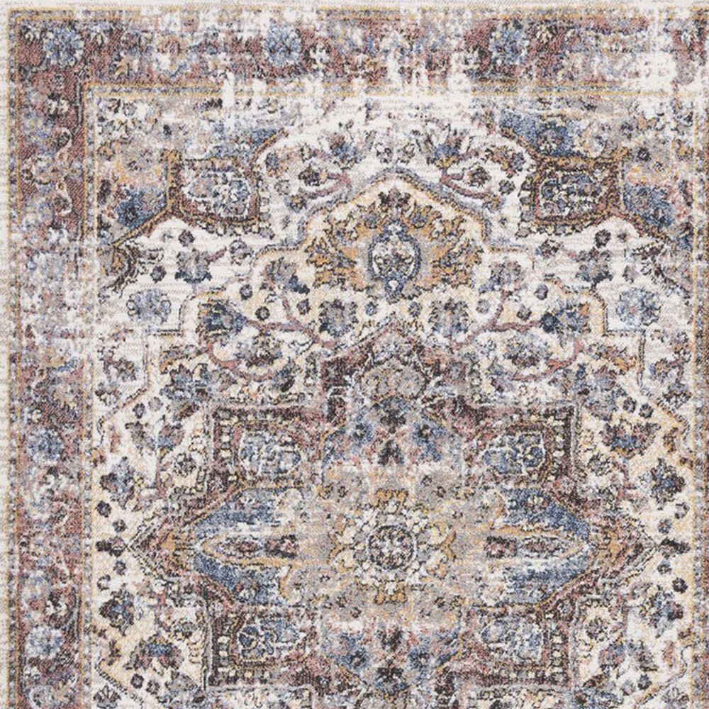 Safavieh Astoria Oriental 2&#39;2&quot; x 8&#39; Ivory, Blue and Rust Runner, , large