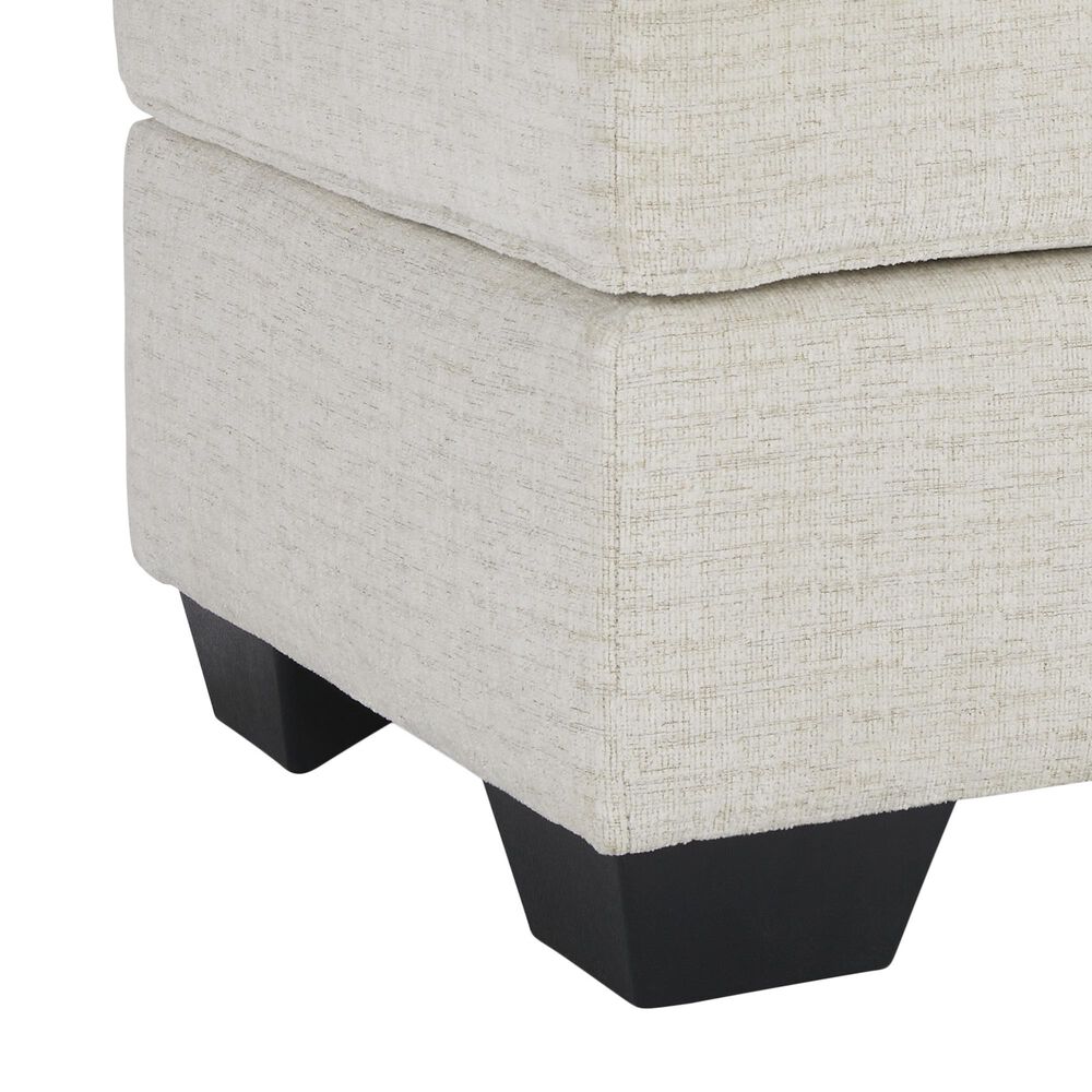 Ashley Cashton Ottoman in Snow, , large
