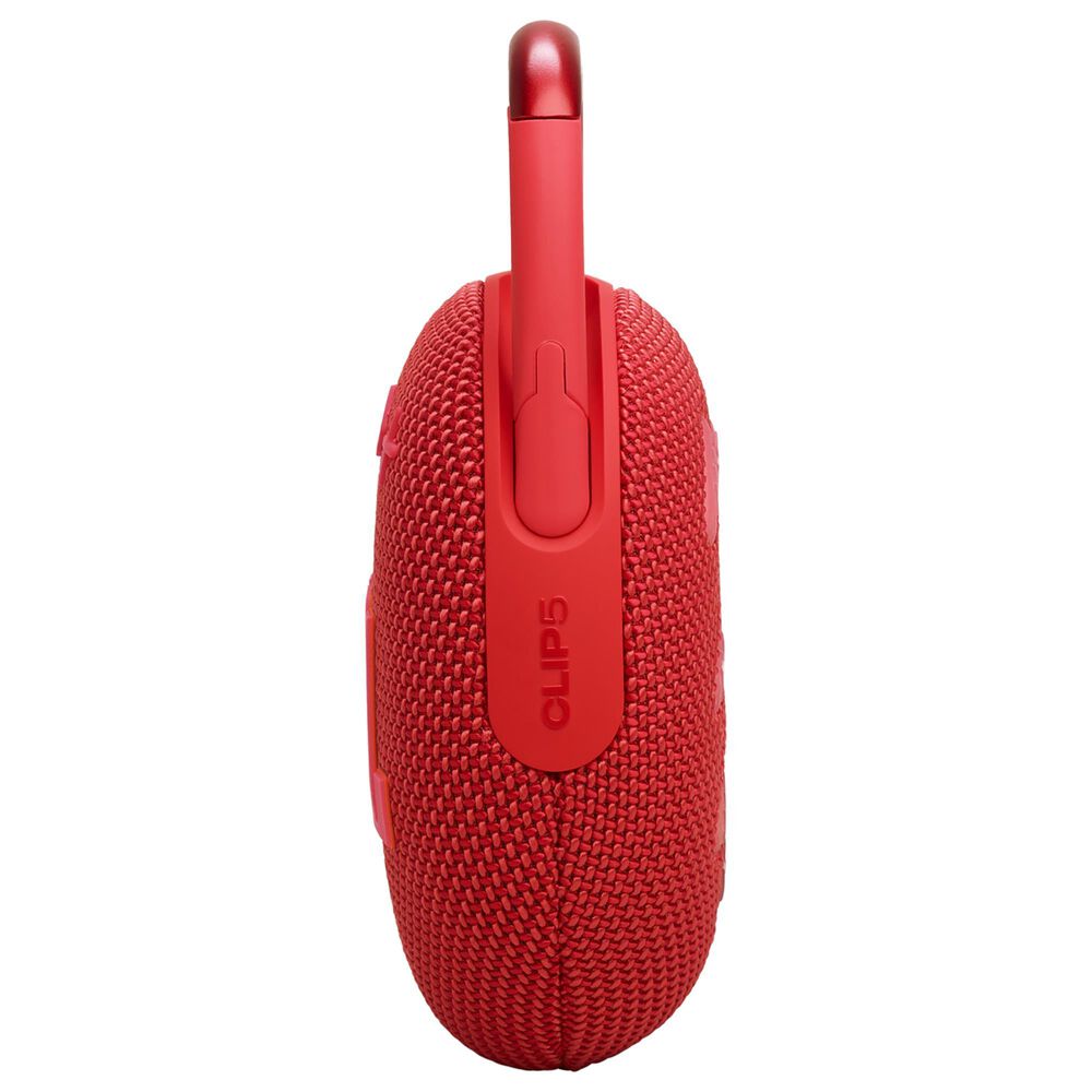 JBL Clip 5 Portable Waterproof Bluetooth Speaker in Red, , large