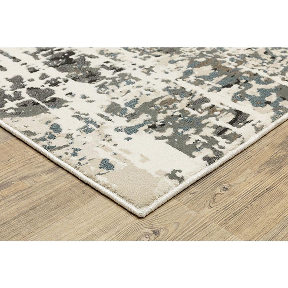 Oriental Weavers Raylan RAY10 9&#39;10&quot; x 12&#39;10&quot; Ivory Area Rug, , large