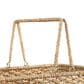 Creative Coop Woven Bankuan Stair Basket with Handles in Natural, , large